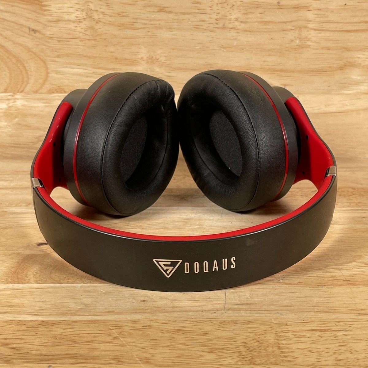 Doqaus Care Black Bluetooth Wireless/Wired Foldable Over-the-Ear Headphone