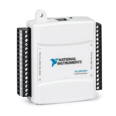 New National Instruments USB-8451 250kHz I²C/SPI Interface Device DIO 779553-01