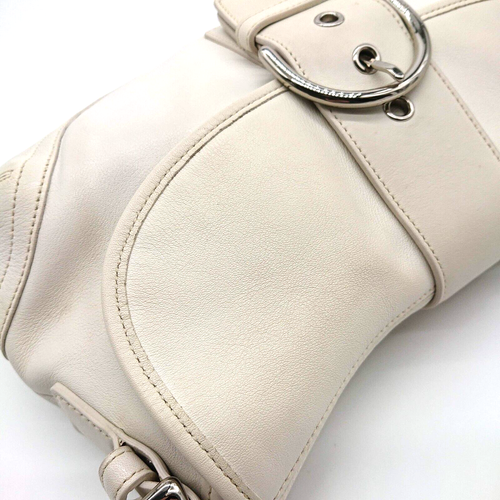 COACH Shoulder Bag 9248 White Leather Soho Hobo Bag Buckel Outlet Made in China - 第 13/23 張圖片
