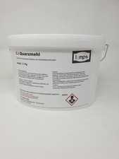   CJ 2kg mąka kwarcowa, wypełniacz do żywicy epoksydowej / żywicy odlewniczej. Profesjonalna jakość wiadra. 