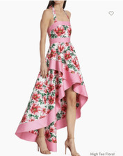 Alice + Olivia Florence Halter high tea floral dress Size 10 NEW