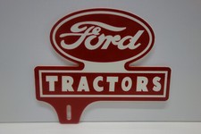 Ford Tractors License Plate Topper Die Cut 4 14 H By 5 W Great Colors
