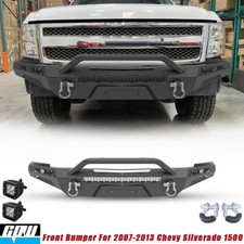 For 2007-2013 Chevy Silverado 1500 3 In 1 Front Bumper Combo With Bull Bar For 2007-2013 Chevy Silverado 1500 3 In 1 Front Bumper Combo With Bull Bar