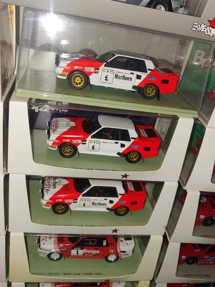 1x Bizarre Bz525 TOYOTA CELICA Turbo TWIN CAM Gr.B Sulayem Rally M.E 1:43 Rare - Immagine 4 di 4