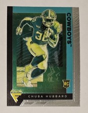 CHUBA HUBBARD 2021 Panini Chronicles Draft Picks #246 Flux Cowboys Big 12
