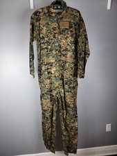 Malterra USA Sz Medium Made Military Coveralls Flyers Cargo Digital Camo NWOT