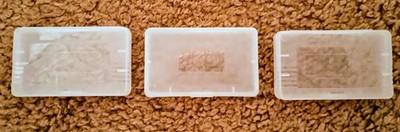 3 Gameboy Advance Clear Cases Nintendo GBA
