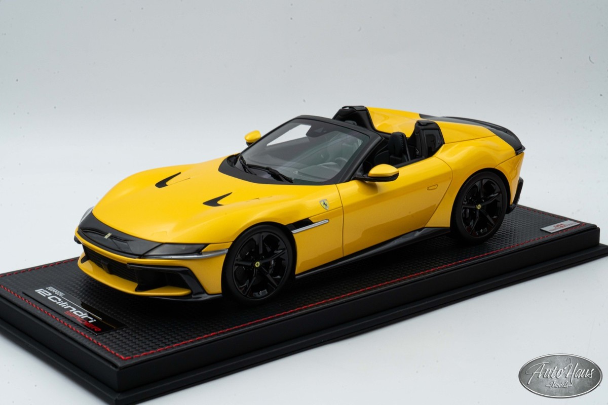 1/18 MR Collection Ferrari 12 Cilindri Spider Yellow 🤝ALSO OPEN