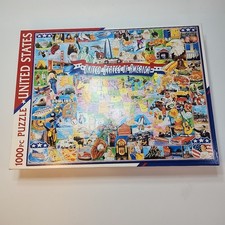White Mountain Puzzle 1000 Pc Jigsaw Puzzle United States Of America 24" x 30"