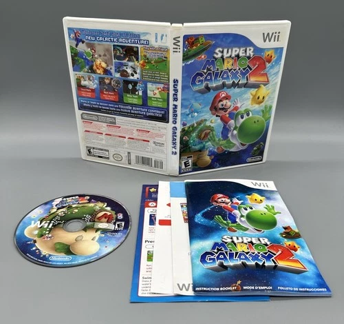 Super Mario Galaxy 2 (Nintendo Wii, 2010) Complete Tested Free Ship