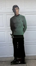 Star Trek Spock Leonard Nimoy Cutout Cardboard Poster Life Size Standee VTG 1992