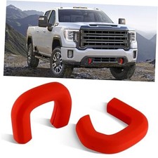 Tow Hook Cover Silicone Protecting Covers Tow Accessories Compatible with Red