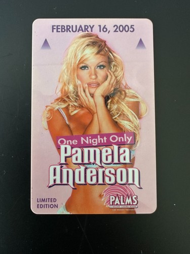 RARE! LIMITED EDITION 2005 PAMELA ANDERSON PLAYBOY VEGAS PALMS HOTEL ROOM KEY!