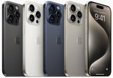 Produktbild - Apple iPhone 15 Pro - 128 256 512 1024 GB - Schwarz Weiß Blau Grau