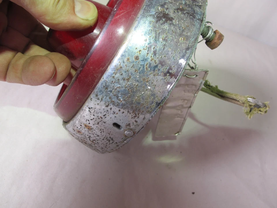 53 Ford Customline Crestline OEM Tail Light Lens and Bezel FRST-53 - Image 2 of 4