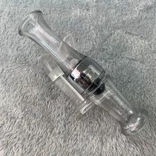 Zink Calls Power Clucker PC-1 Short Reed Goose Call, Poly, Clear Smoke Waterfowl