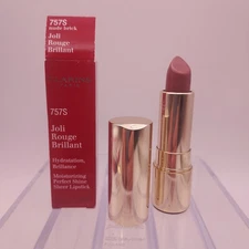 Clarins Joli Rouge Brillant Perfect Shine Sheer Lipstick 757S NUDE BRICK 