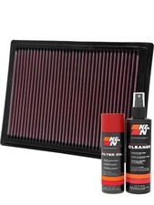 K&N Air Filter 33-2287 + Aerosol Recharge Kit fits Lincoln Navigator 5.4 U228
