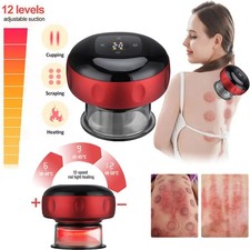 Electric Cupping Massager Vacuum Suction Cup Body GuaSha Anti Cellulite Scraping