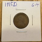 1915 D Lincoln Wheat Cent Penny G Good Lower Grade Album Hole Filler — photo 1