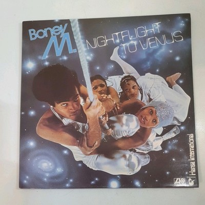 Vintage BONEY M ''Nightflight To Venus'' Vinyl LP Album gatefold sleeve (1978)