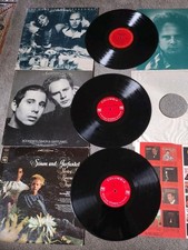 Simon and Garfunkel Lot 3 LP Records Vinyl Albums Bridge Over, Parsley, Bookends