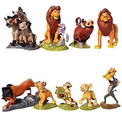 9PCS The Lion King Action Figures   Simba, Nala, Timon PVC Toy Set