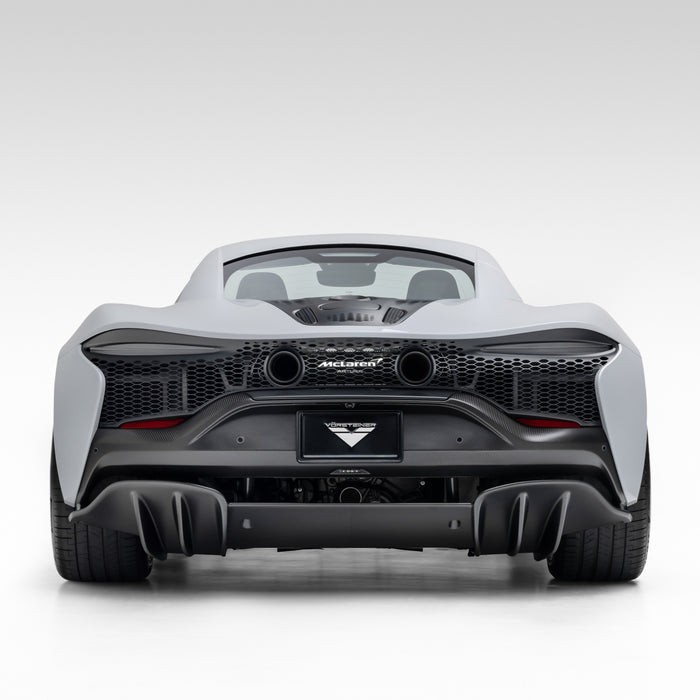 Vorsteiner Aero Carbon Fiber Rear Bumper 2x2 Glossy Fits McLaren Artura