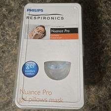 Original Philips Respironics Nuance Pro Gel Nasal CPAP FitPack con 3 Tamaños de Cojín