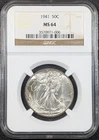1941 Walking Liberty Silver Half Dollar 50C NGC MS64 Old Glory C&C 1c Auction!