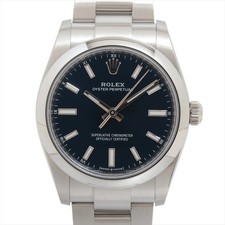Rolex Oyster Perpetual 34 124200 SS SS AT blue dial