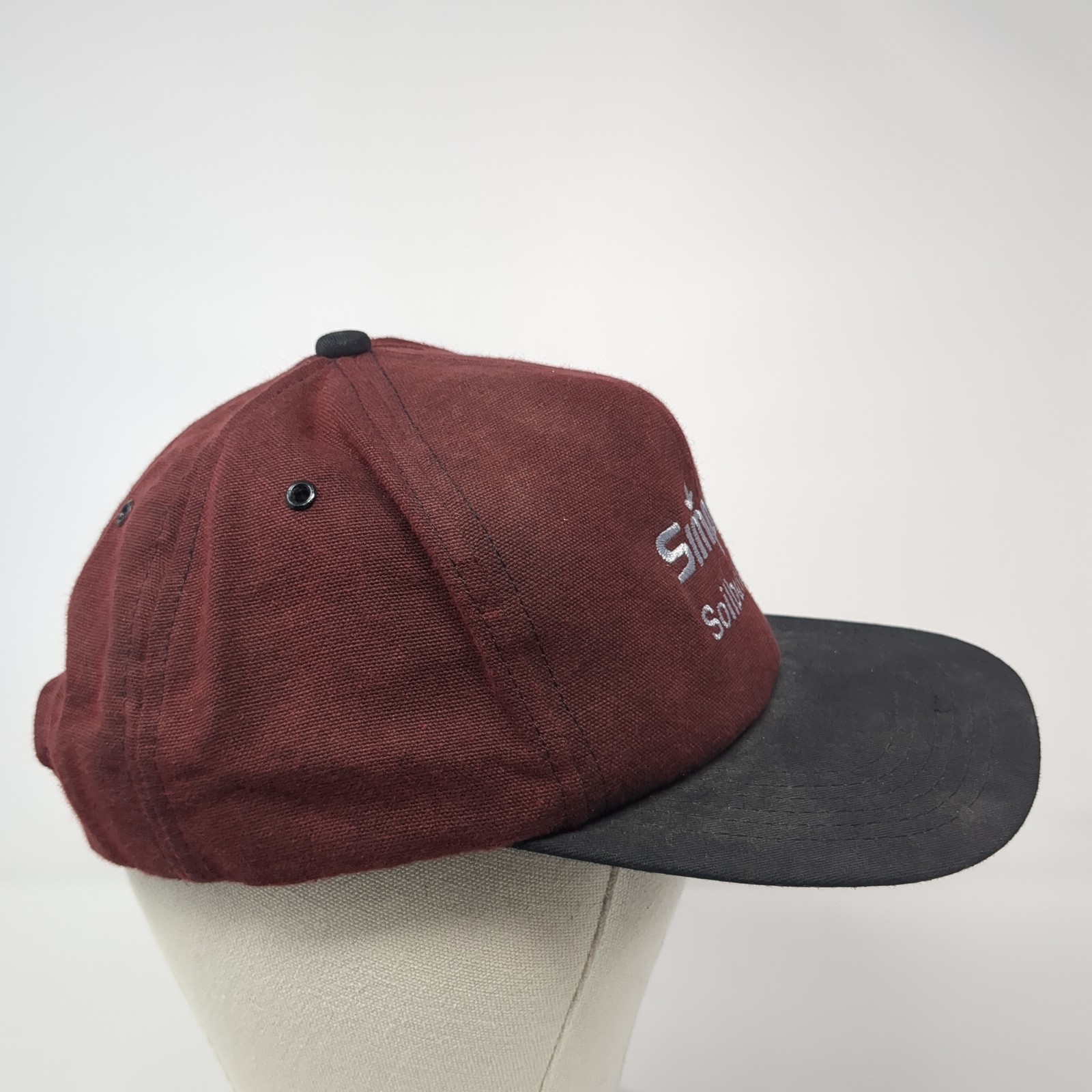 Simplot Soilbuilders Snapback Hat Red One Size Ad… - image 5