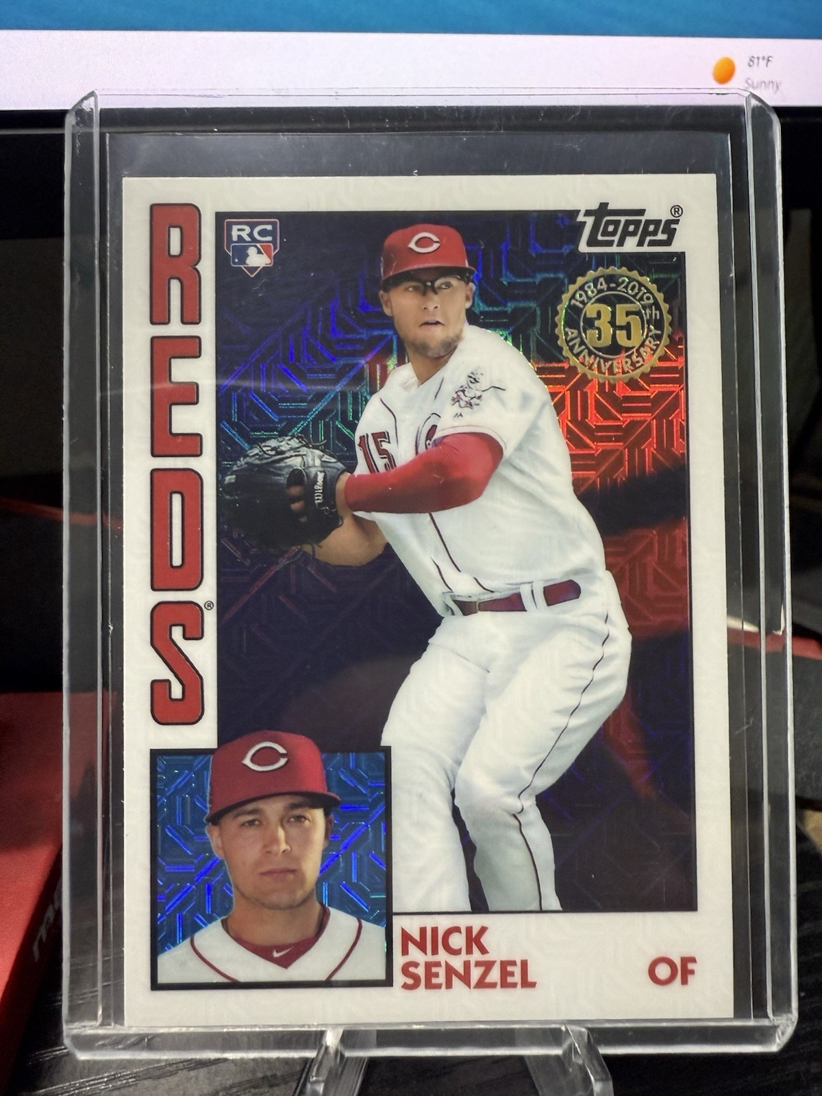Nick Senzel ~ 2019 Topps Chrome Silver Pack ~ Rookie Mojo Refractor #T84U-13