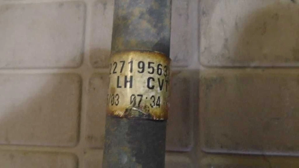 DRIVER LEFT AXLE SHAFT FRONT AXLE AUTOMATIC OPT M75 VT FITS 03 ION 593782 Foto 4 de 4