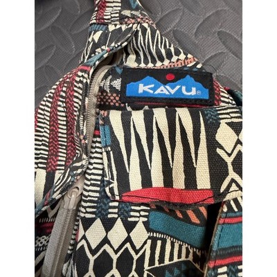 KAVU Rope Bag shoulder 923-869 Hiking Crossbody Sling Tote aztec Outdoor Canvas