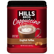 Hills Bros. Cappuccino Mix Rich, Frothy 16 Ounce Pack of 1