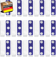 30 StüCk Magnetische Namensschilder FüR Kleidung - Wiederverwendbar, Rostfrei