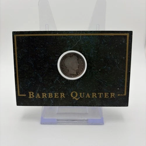 1899 Barber Quarter In “Granite” Holder - Collectors