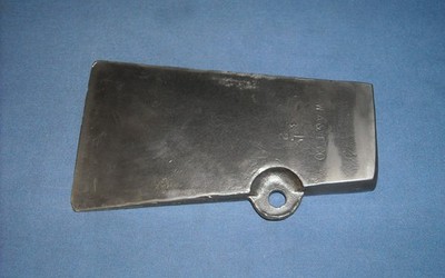 Vintage Hanging Bucking Wedge Warren Axe & Tool Co. Felling Lumberjack Logging