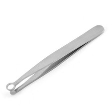 Universal Nose Hair Trimming Tweezers Round Head Beauty Clip Eyebrow Tweezer Cut