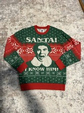 Buddy The Elf  Santa   Ugly Christmas Sweater Medium M EUC