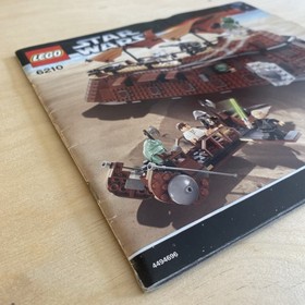 Lego Star Wars 6210 Jabba&rsquo;s Sail Barge Instruction Manual Book ONLY