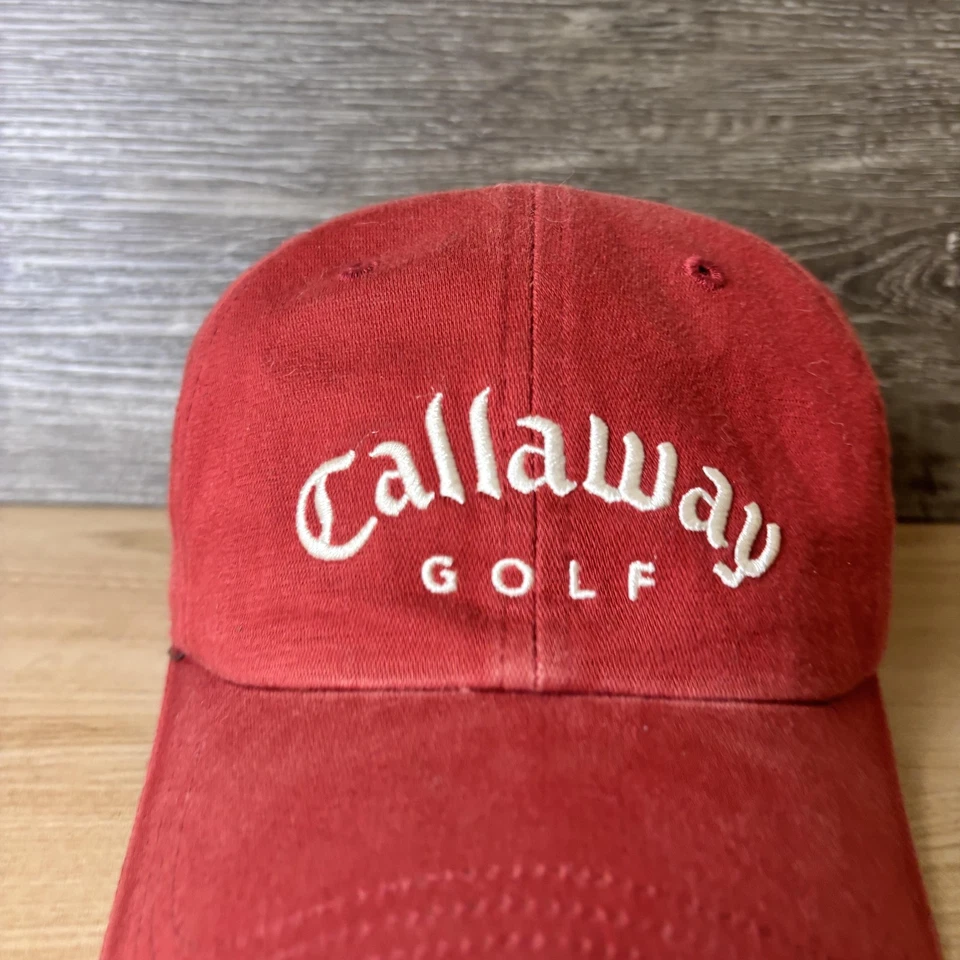 Gorra Callaway Gorra Correa Trasera Roja Golf Bordada Algodón Para Hombre Talla Única Foto 2 de 4