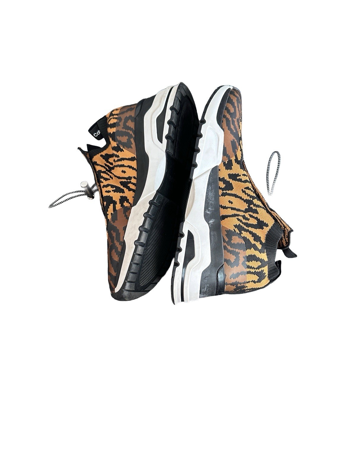 Calvin Klein Black and Brown Leopard  women’s Sneakers image 7