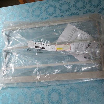  2 Stück Original IKEA Komplement Hosennaufhängung 302.071.41   Pax_58 cm - NEU!