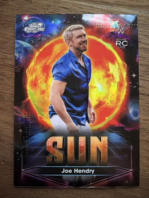 #ad 2026 Topps Chrome WWE Cosmic Planetary Pursuit Sun Joe Hendry RC $42.00
