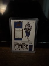 2020 Panini Encased - Future Wave Materials Devin Singletary #FW-14 /60 (MEM)