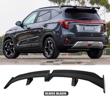 For Kia Seltos 2020-2025 Gloss Black 55 Rear Trunk Spoiler Pro Racing Rear Wing