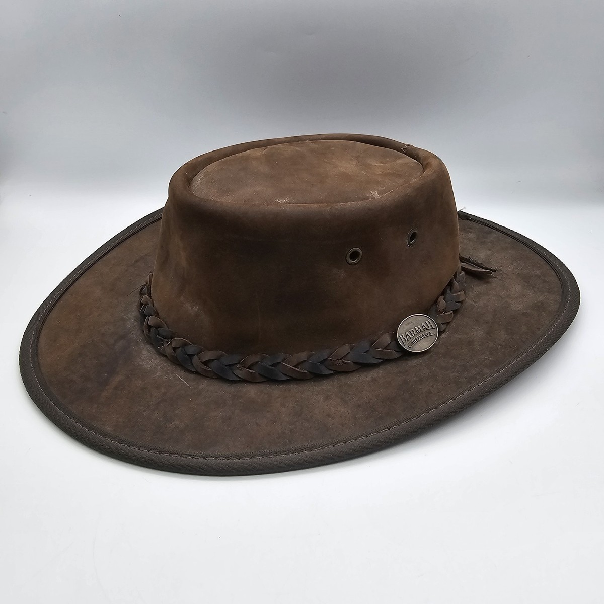 BARMAH HIGH QUALITY leather hat HAT - BARMAH FOLDAWAY - LEATHER | BARMAH, HATS, OTHER  main image 4