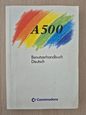   A500 Benutzerhandbuch Deutsch   Buch   Commodore Amiga 500  